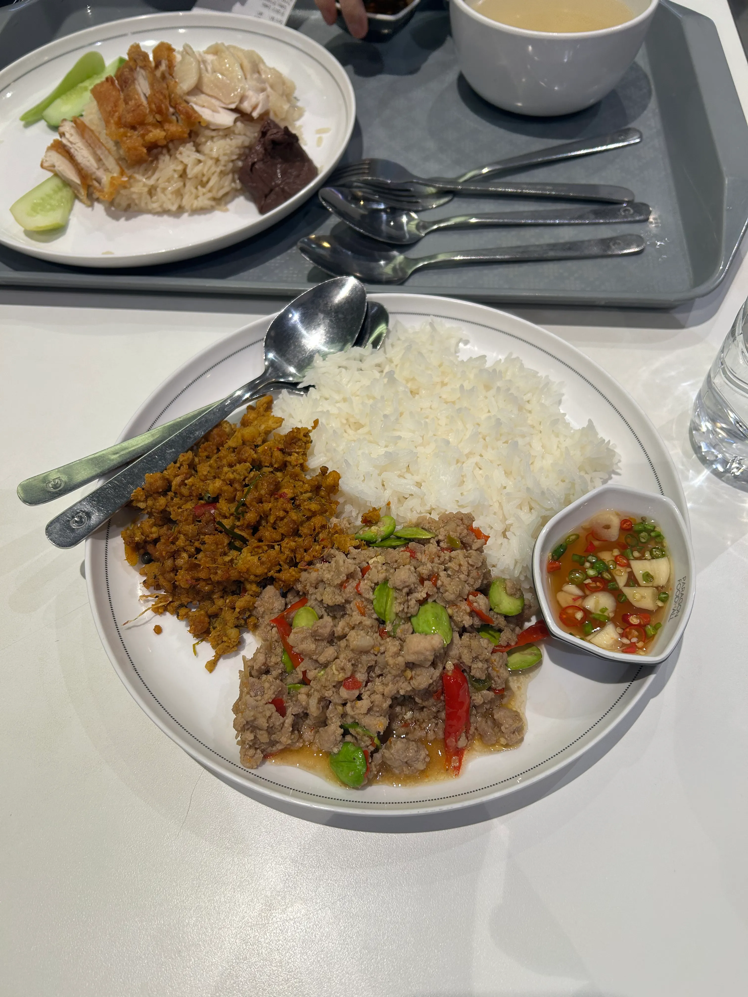ガパオライスのランチ